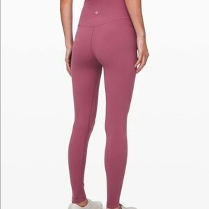 Lululemon Align Leggings Cropped Plumful Pink